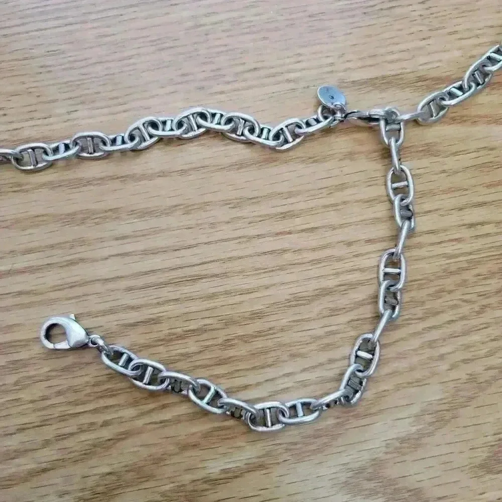 Vintage Stella & Dot Versatile Statement 2 In 1 Silver Tone Necklace Chain Belt